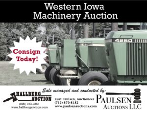 Western Iowa Small Line Online-Only Auction
