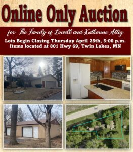 Online-Only Real Estate Auction